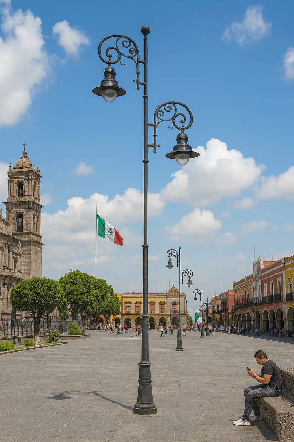 MOBILIARIO URBANO - POSTE - Modelo COLONIAL MASTER