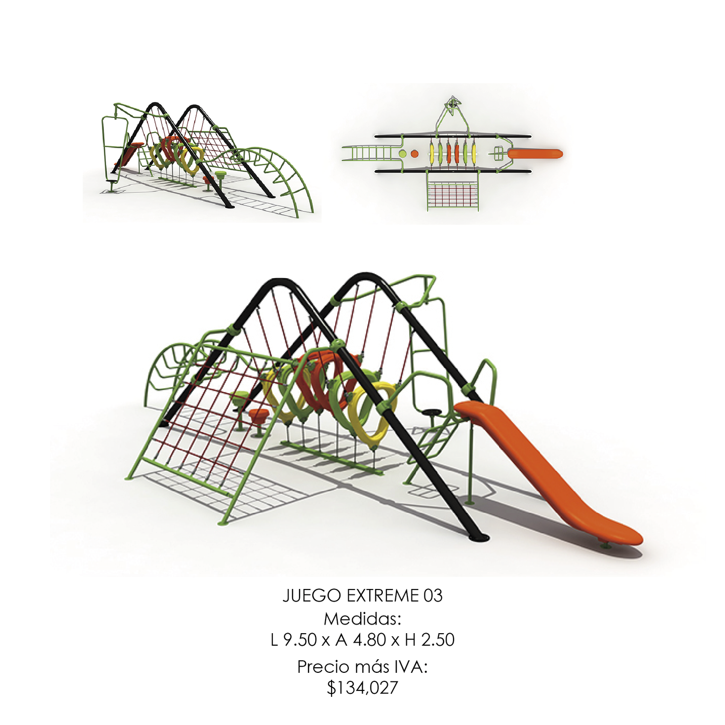 🪂 Juego Infantil Extremo - Modelo EXTREME 03