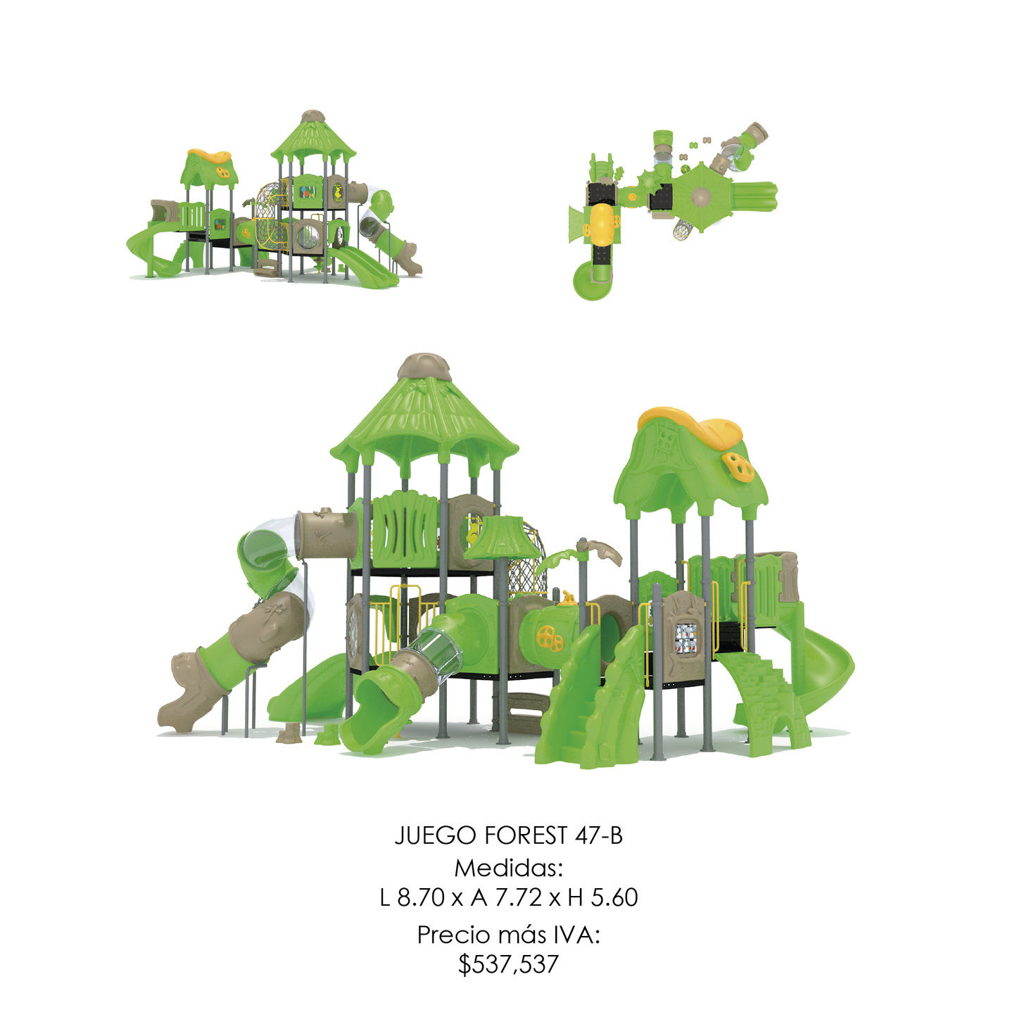 🌳 Juego Infantil Temático - Modelo FOREST 47B