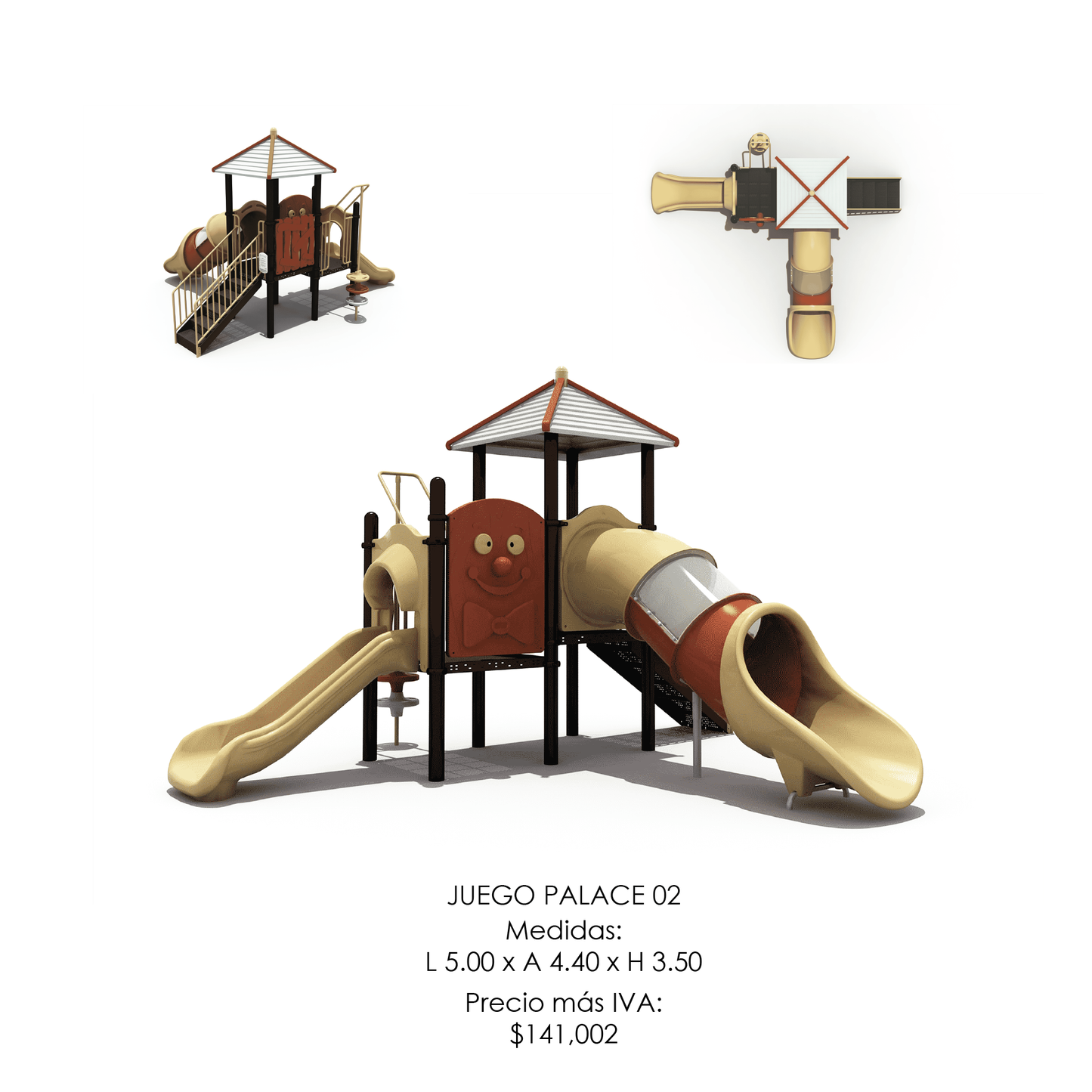 🌳 Juego Infantil Temático - Modelo PALACE 02