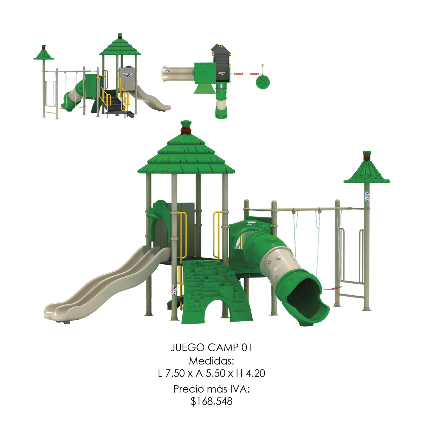 🌳 Juego Infantil Temático - Modelo CAMP 01