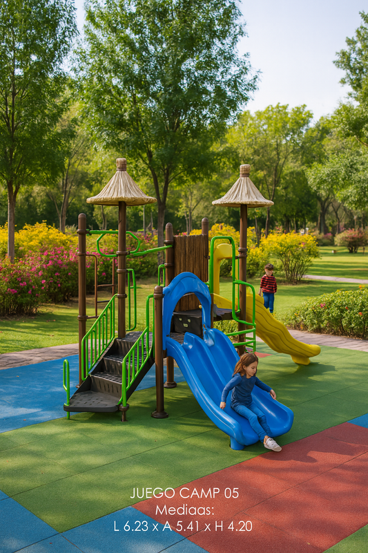 🌳 Juego Infantil Temático - Modelo CAMP 05