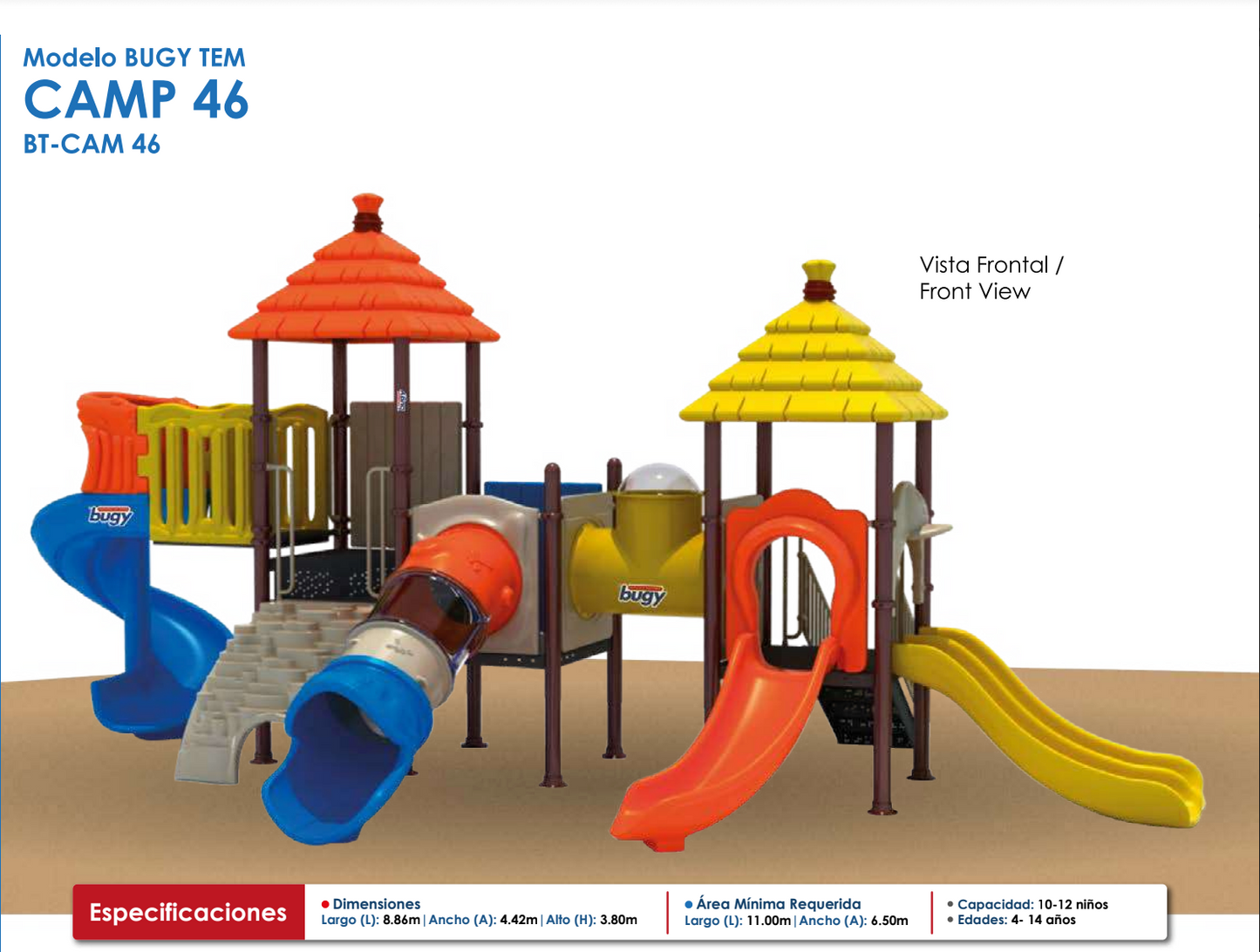 🌳 Juego Infantil Temático - Modelo CAMP 46