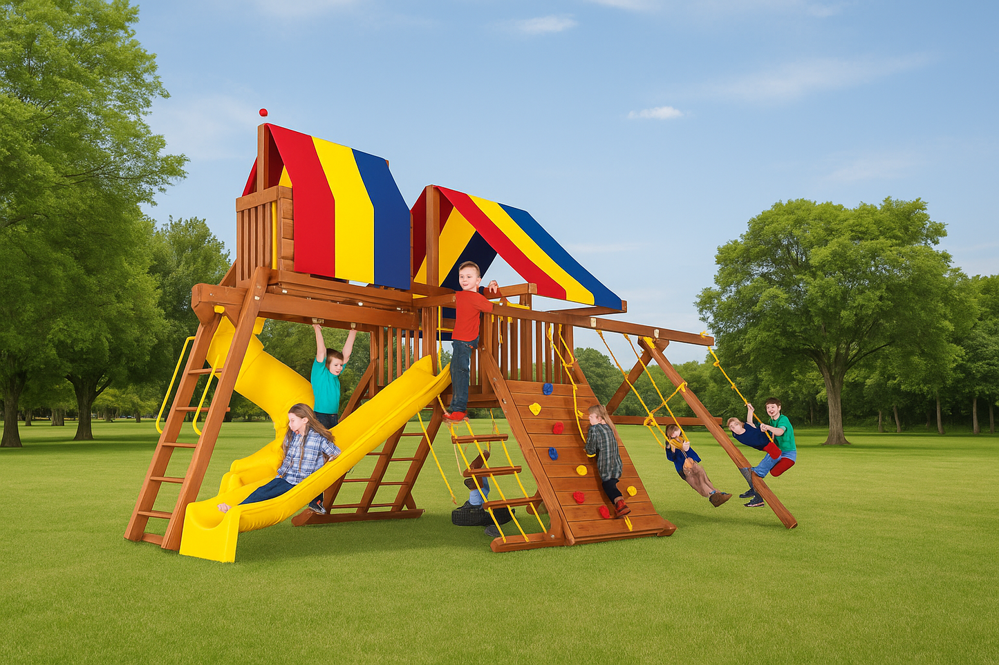 🏕️ Juego Infantil RAINBOW - Modelo CIRCUS CASTLE PKG V - 10F