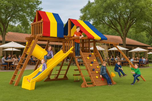 🏕️ Juego Infantil RAINBOW - Modelo CIRCUS CASTLE PKG V - 10F