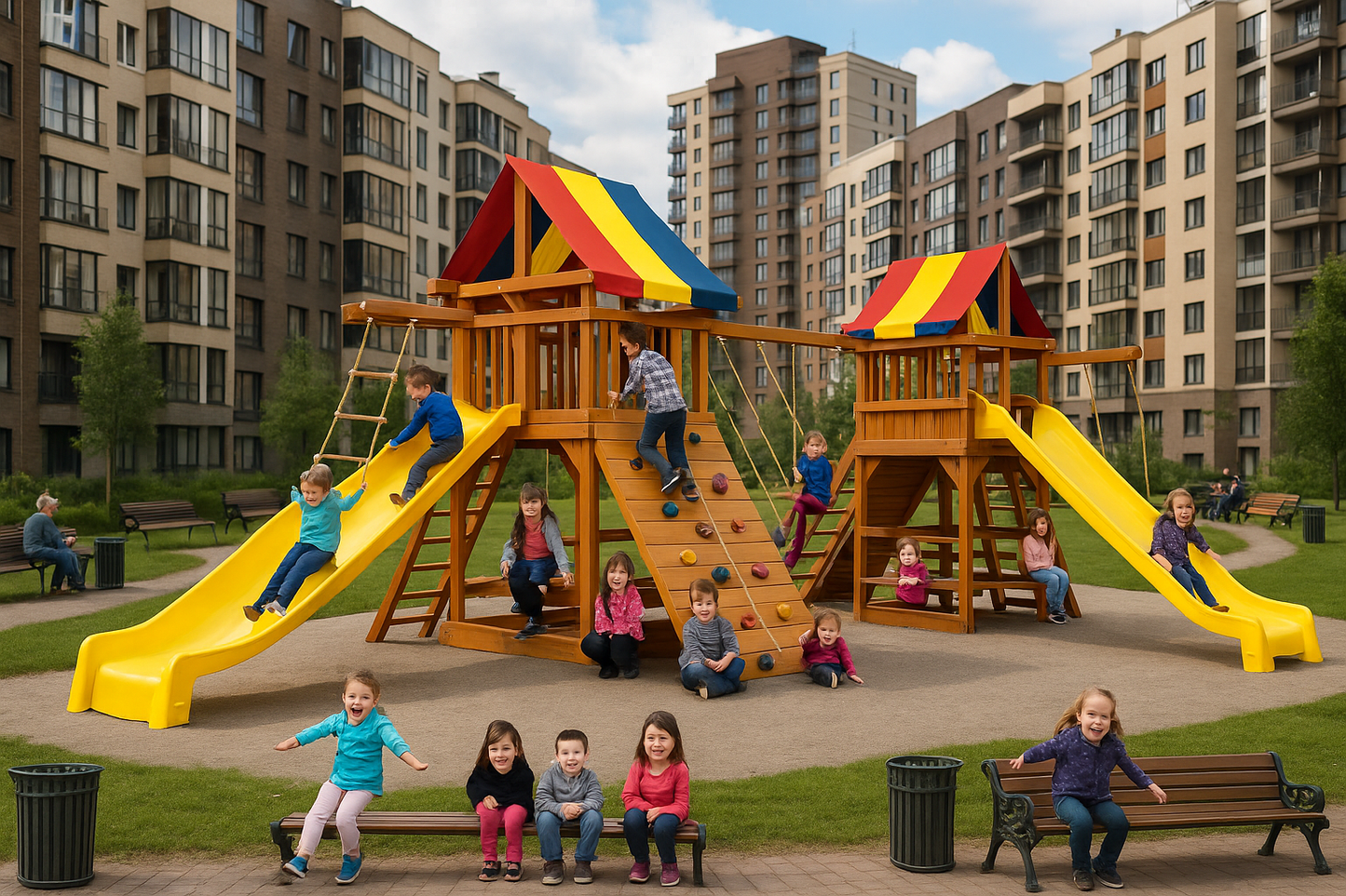 🏕️ Juego Infantil RAINBOW - Modelo CIRCUS DOUBLE WHAMMY - 311