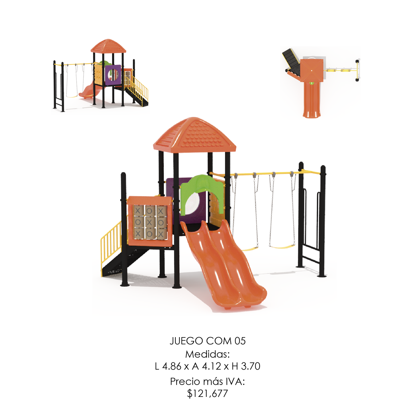 🌳 Juego Infantil Temático - Modelo COM 05