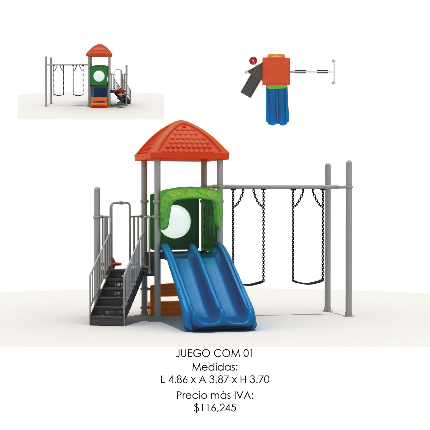 🌳 Juego Infantil Temático - Modelo COM 01