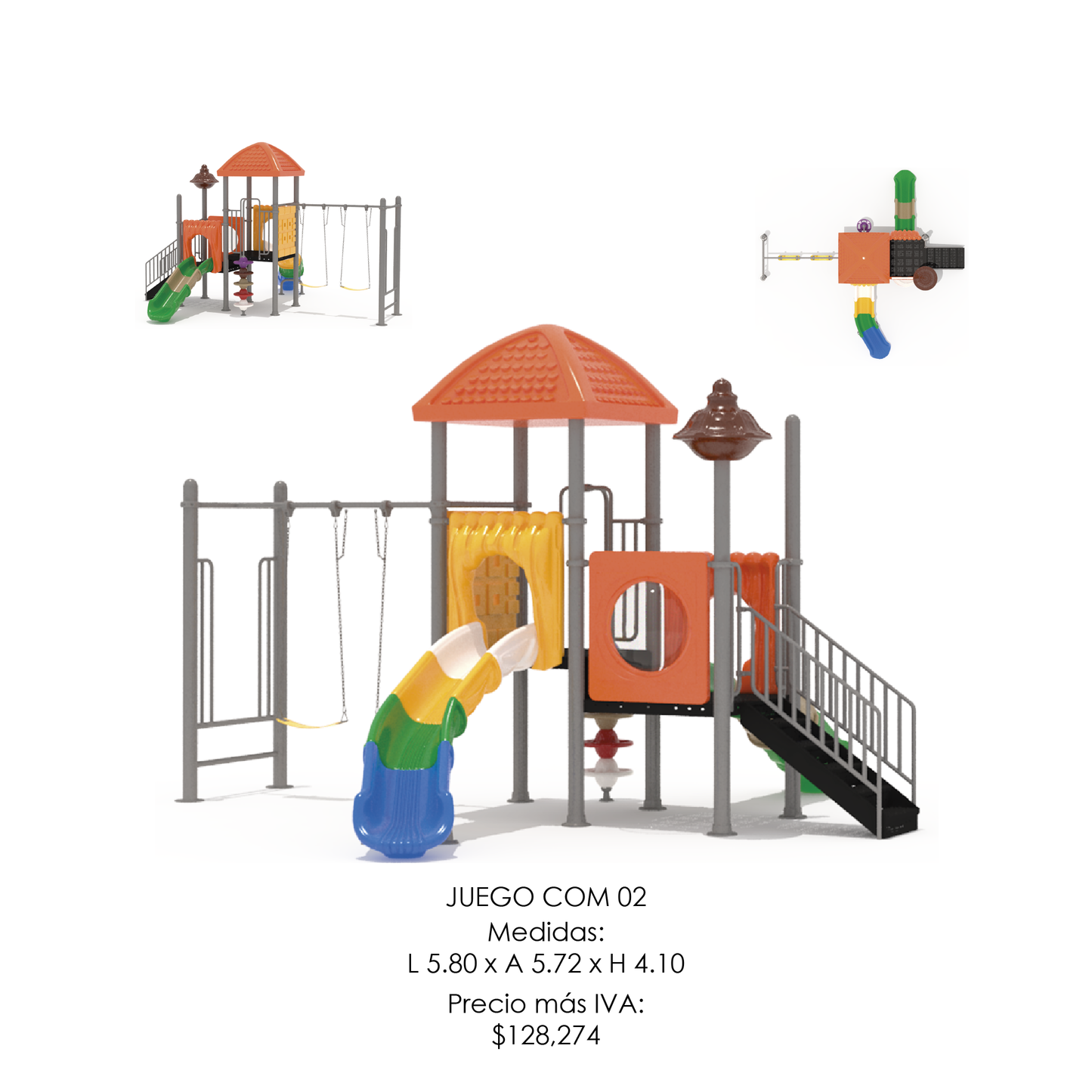 🌳 Juego Infantil Temático - Modelo COM 02