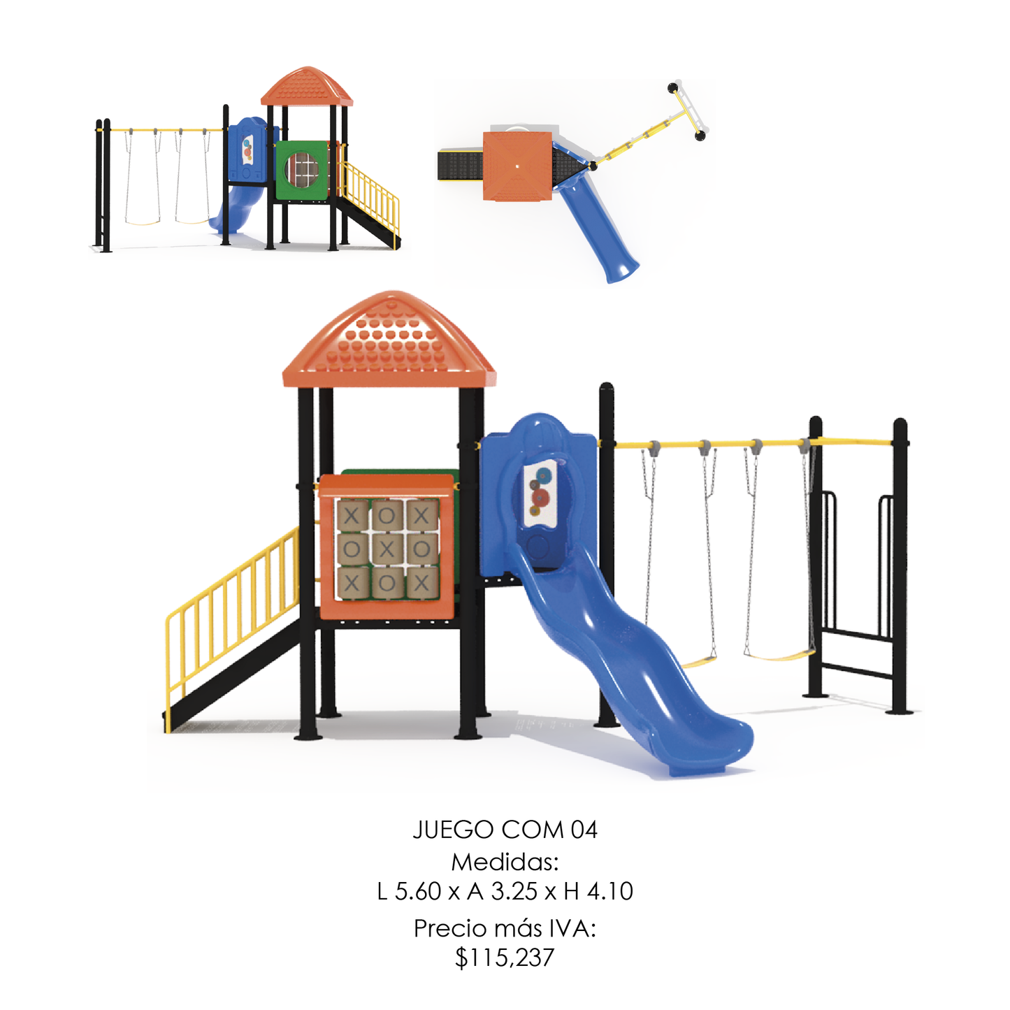 🌳 Juego Infantil Temático - Modelo COM 04