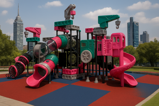 🌳 Juego Infantil Temático - Modelo CONSTRUCTION 04