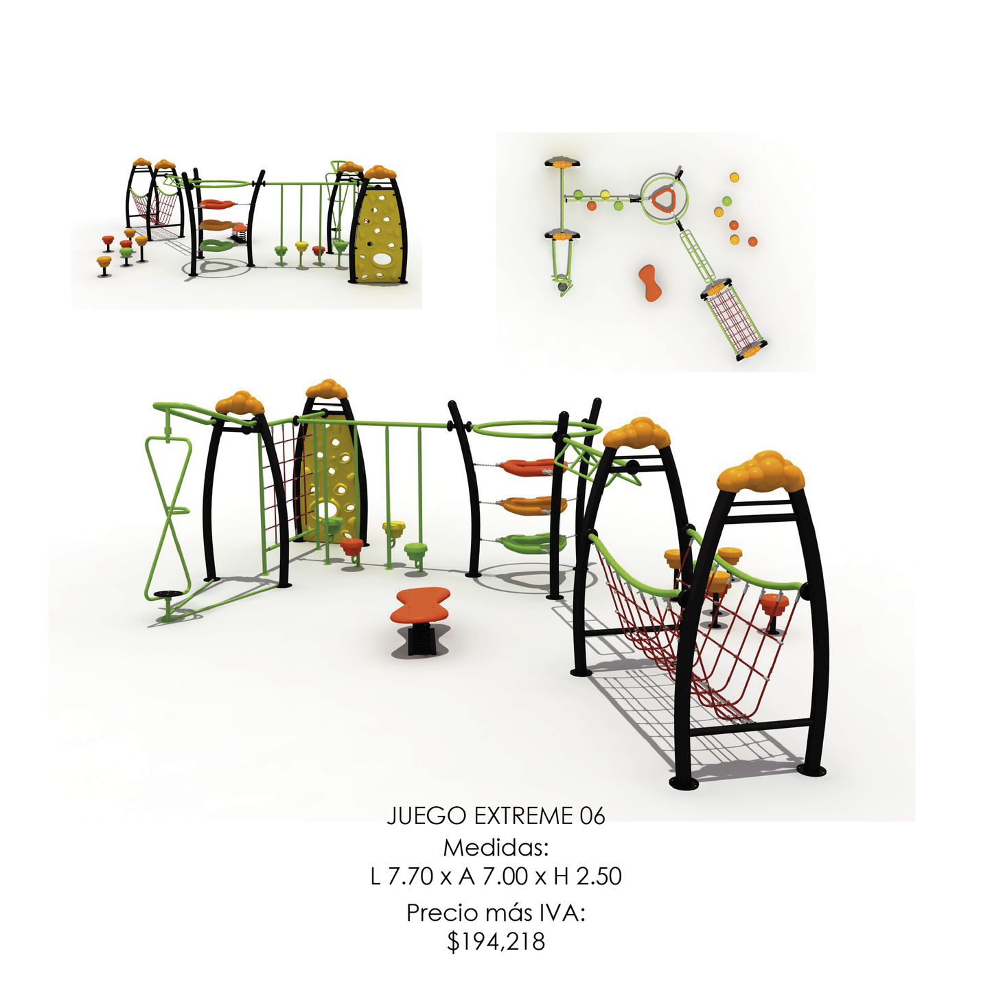 🪂 Juego Infantil Extremo - Modelo EXTREME 06