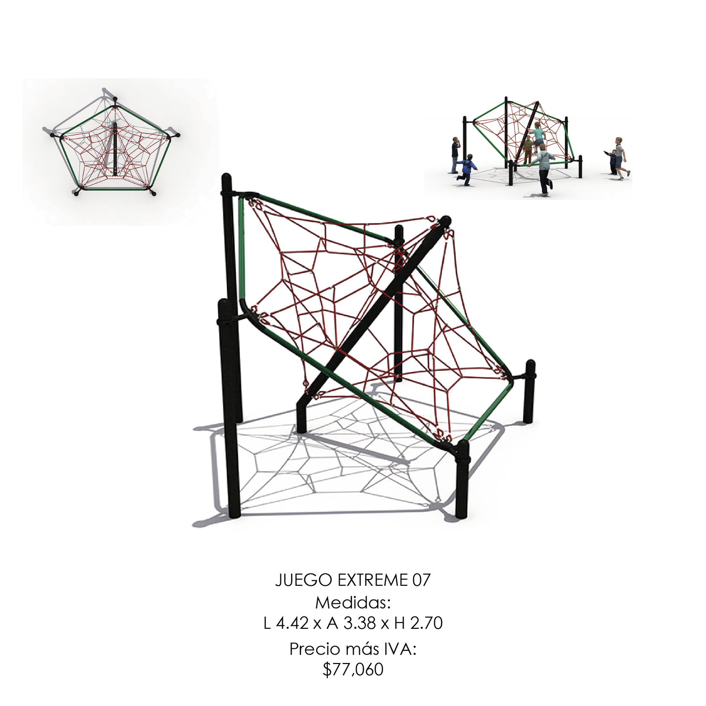 🪂 Juego Infantil Extremo - Modelo EXTREME 07