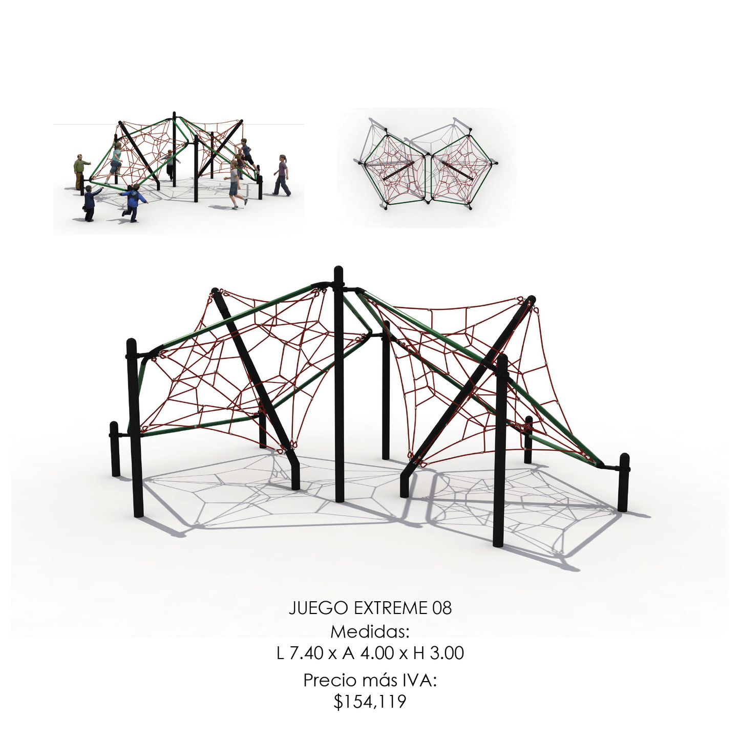 🪂 Juego Infantil Extremo - Modelo EXTREME 08