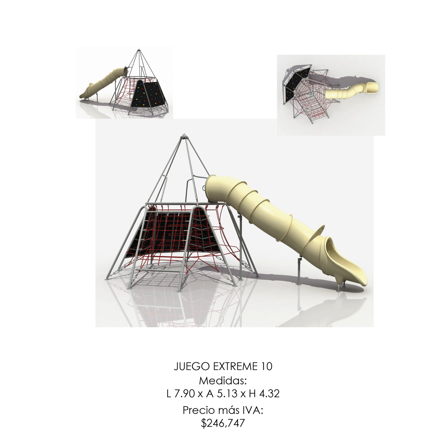 🪂 Juego Infantil Extremo - Modelo EXTREME 10