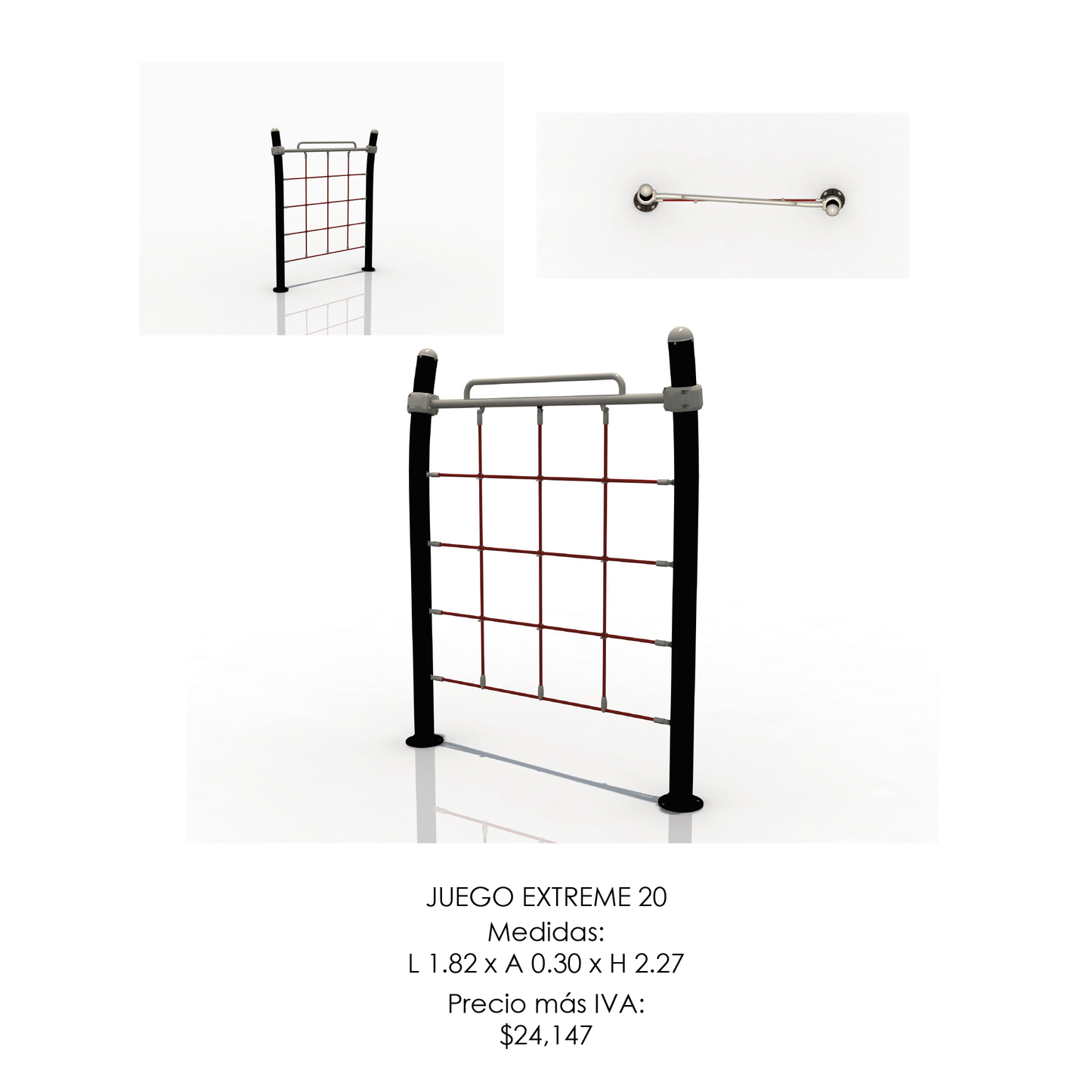 🪂 Juego Infantil Extremo - Modelo EXTREME 20