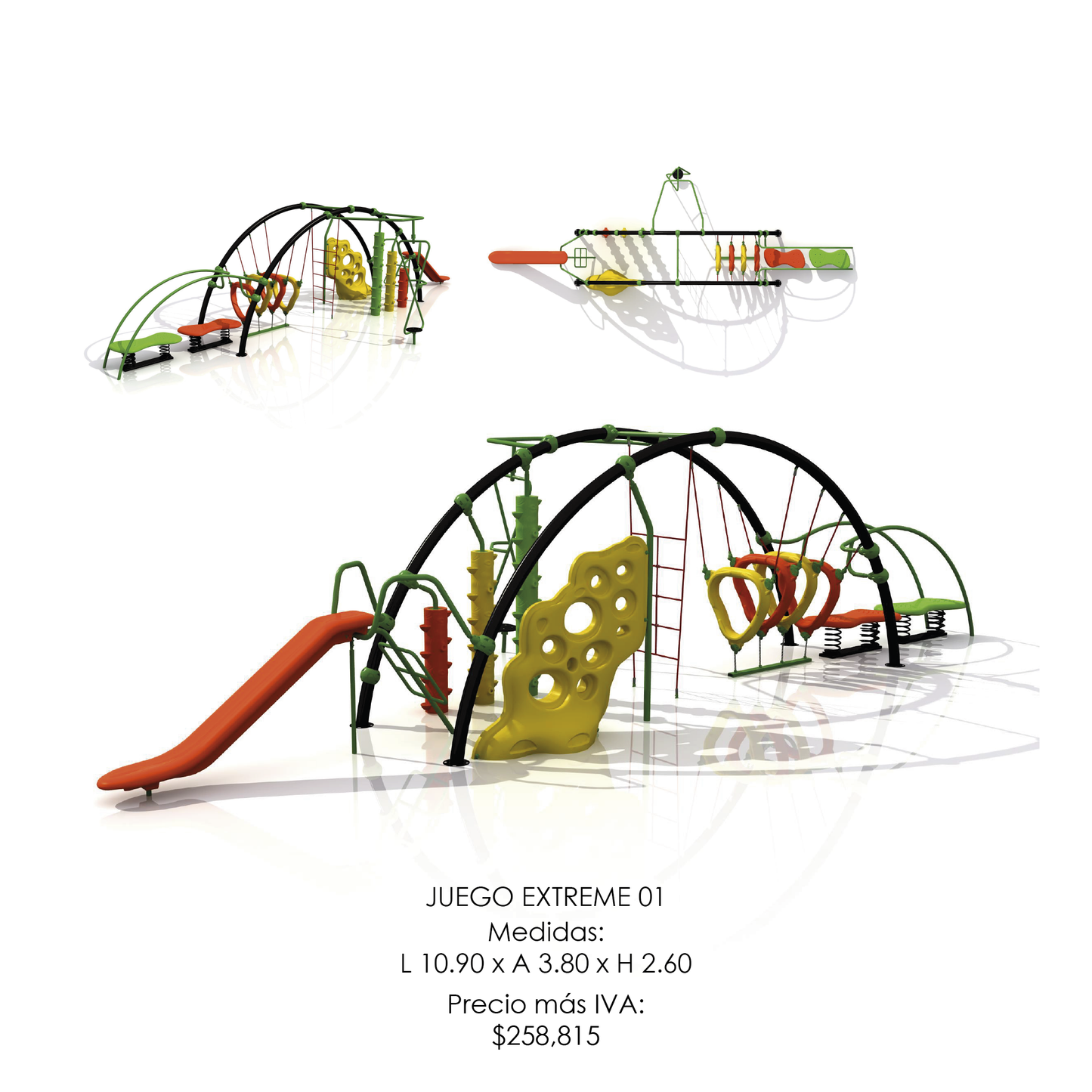 🪂 Juego Infantil Extremo - Modelo EXTREME 01
