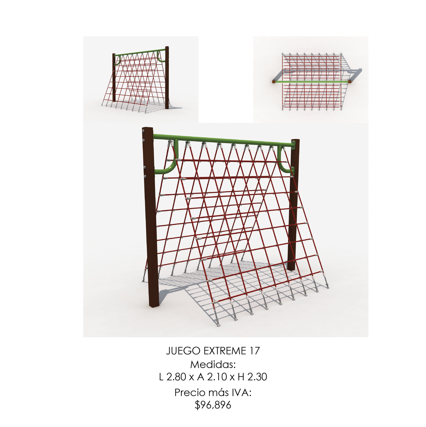 🪂 Juego Infantil Extremo - Modelo EXTREME 17