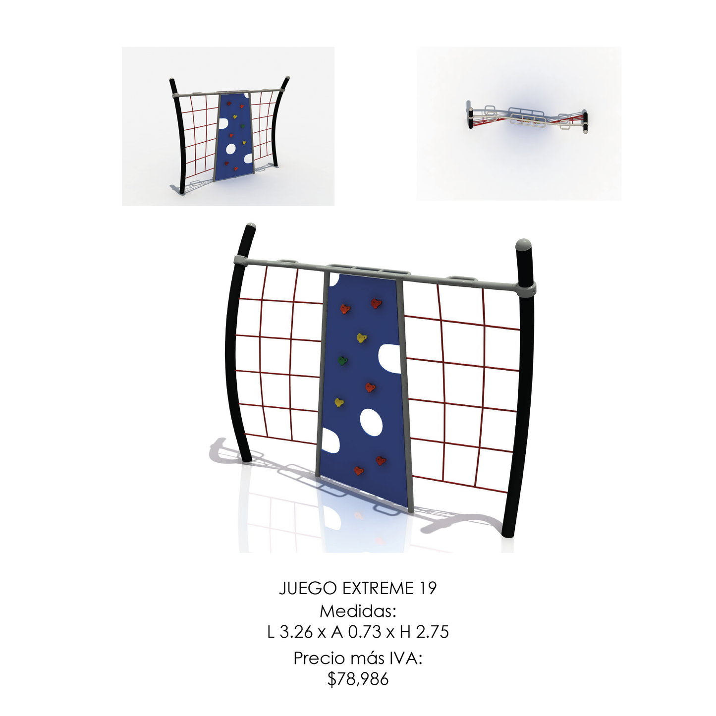 🪂 Juego Infantil Extremo - Modelo EXTREME 19