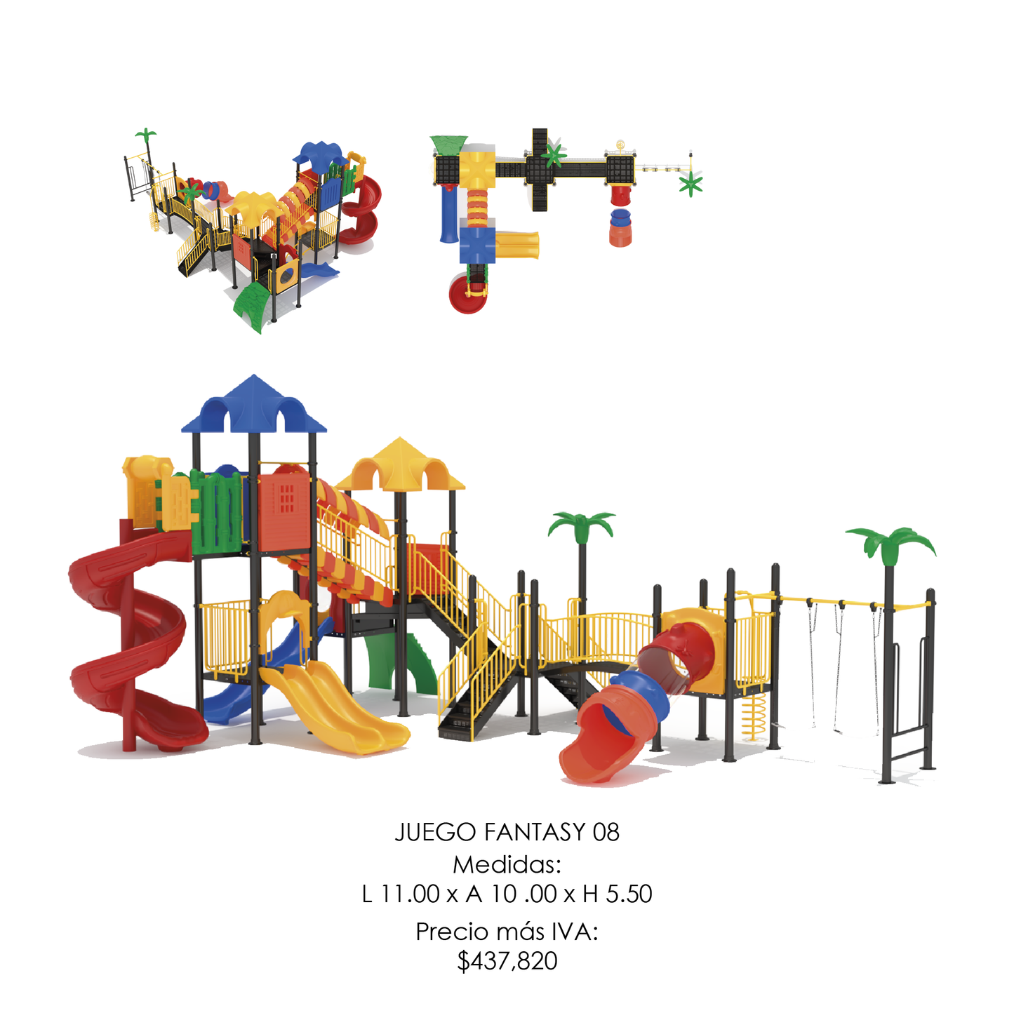 🌳 Juego Infantil Temático - Modelo FANTASY 08