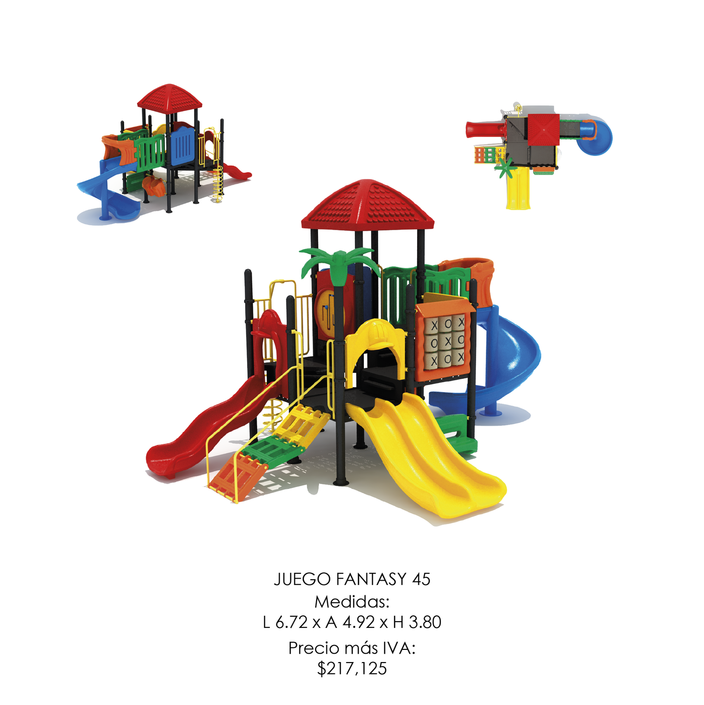 🌳 Juego Infantil Temático - Modelo FANTASY 45