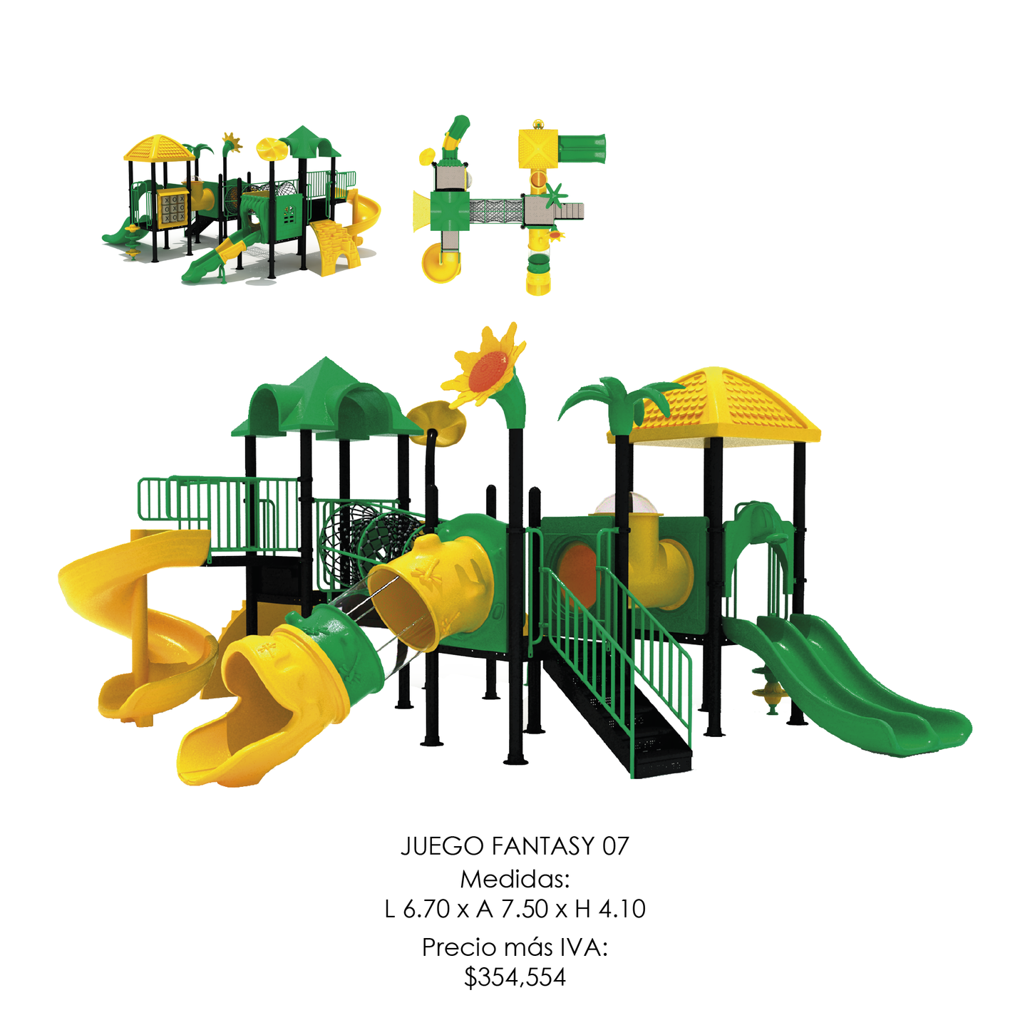 🌳 Juego Infantil Temático - Modelo FANTASY 07