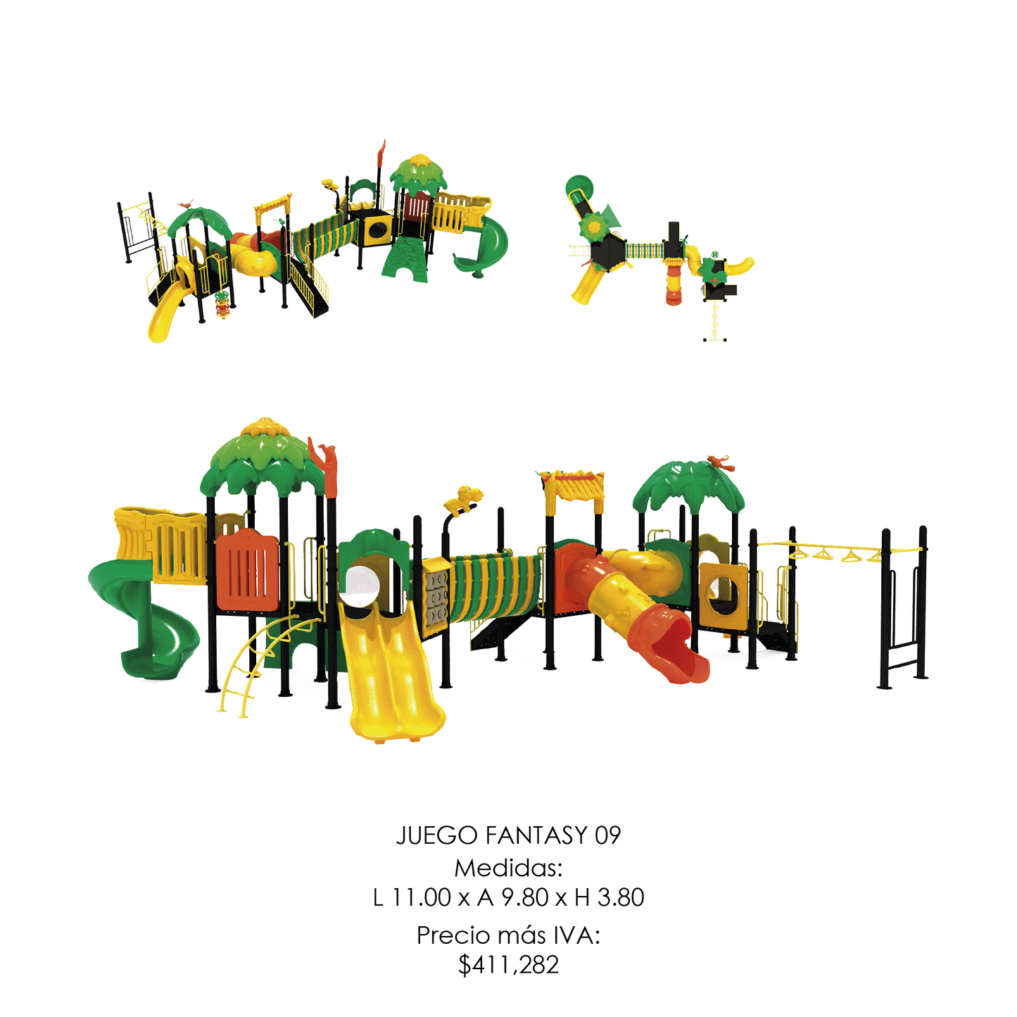 🌳 Juego Infantil Temático - Modelo FANTASY 09