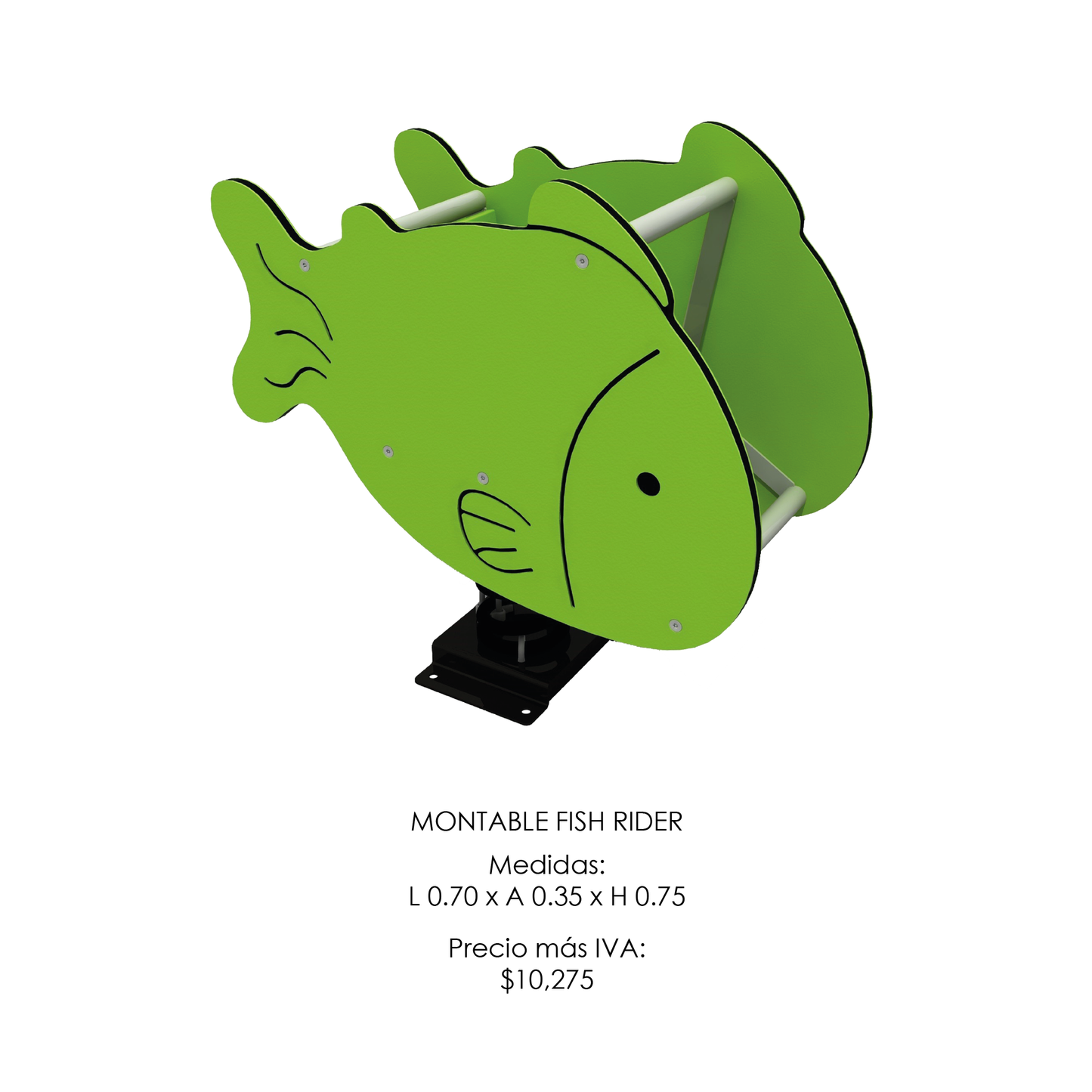 ✏️ Juego Infantil MONTABLE - Modelo FISH RIDER