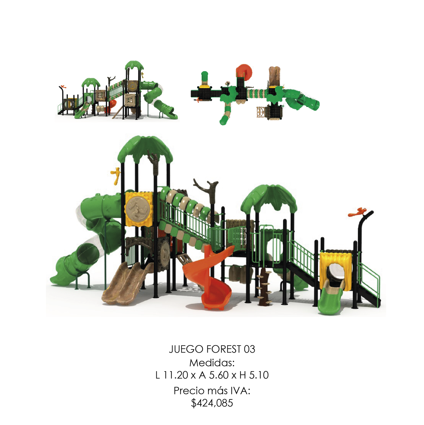 🌳 Juego Infantil Temático - Modelo FOREST 03