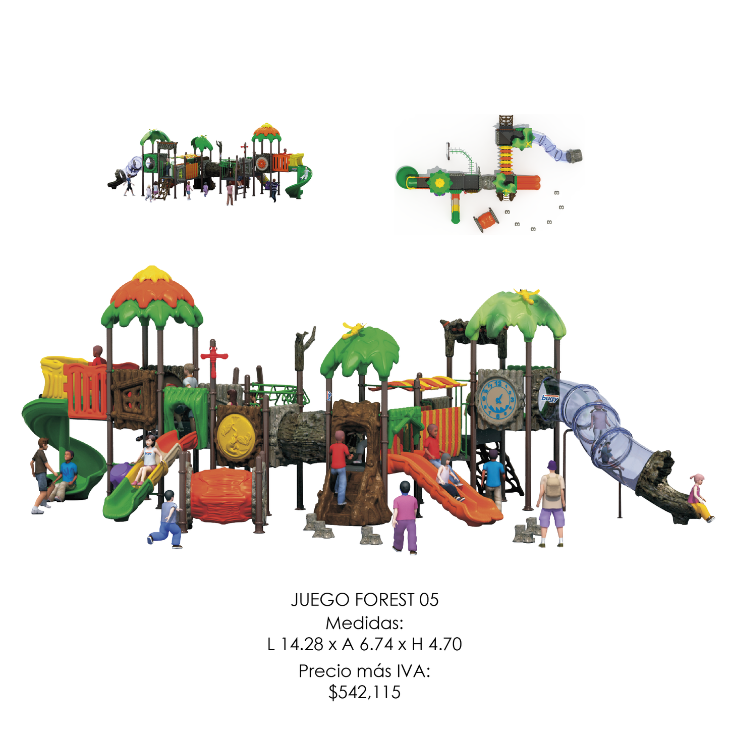 🌳 Juego Infantil Temático - Modelo FOREST 05