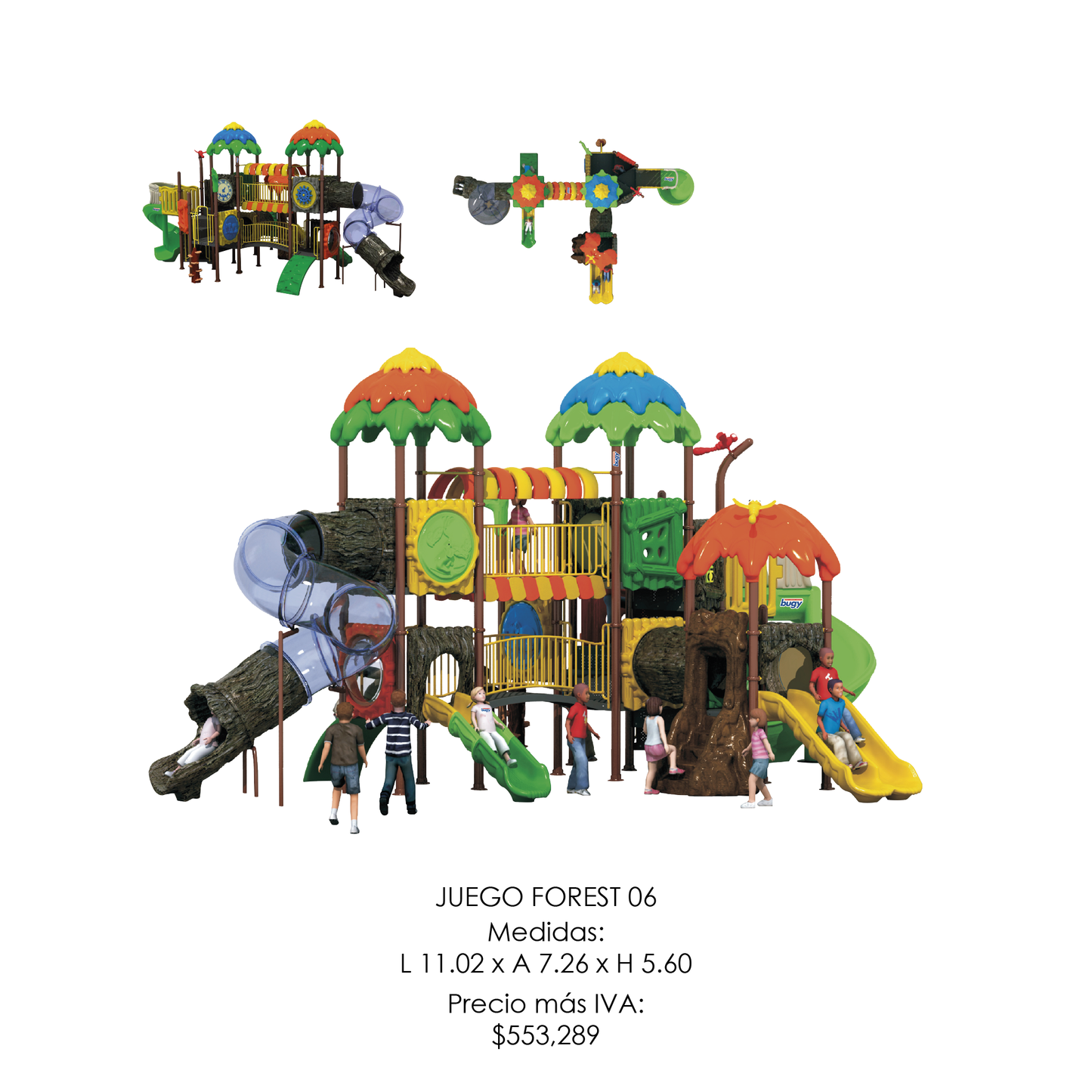 🌳 Juego Infantil Temático - Modelo FOREST 06