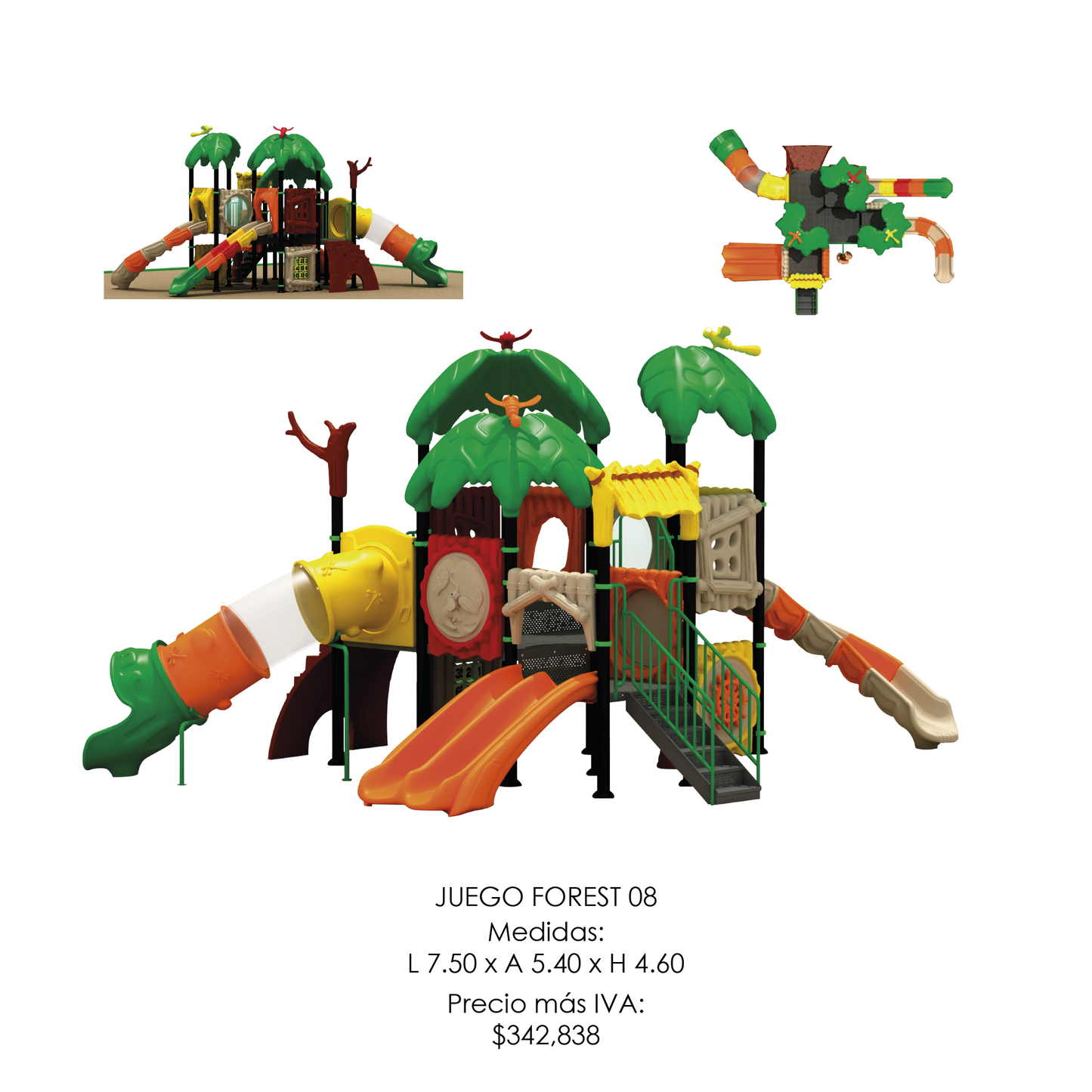 🌳 Juego Infantil Temático - Modelo FOREST 08