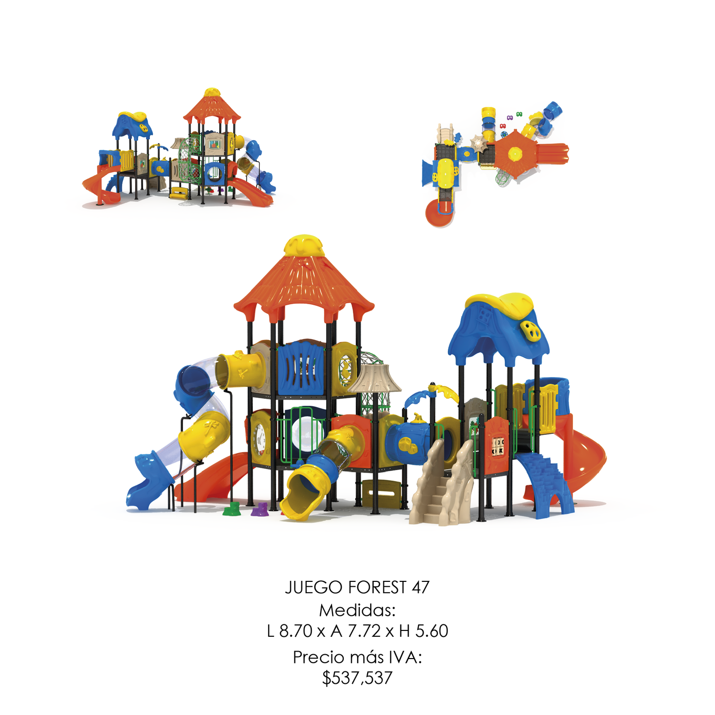 🌳 Juego Infantil Temático - Modelo FOREST 47