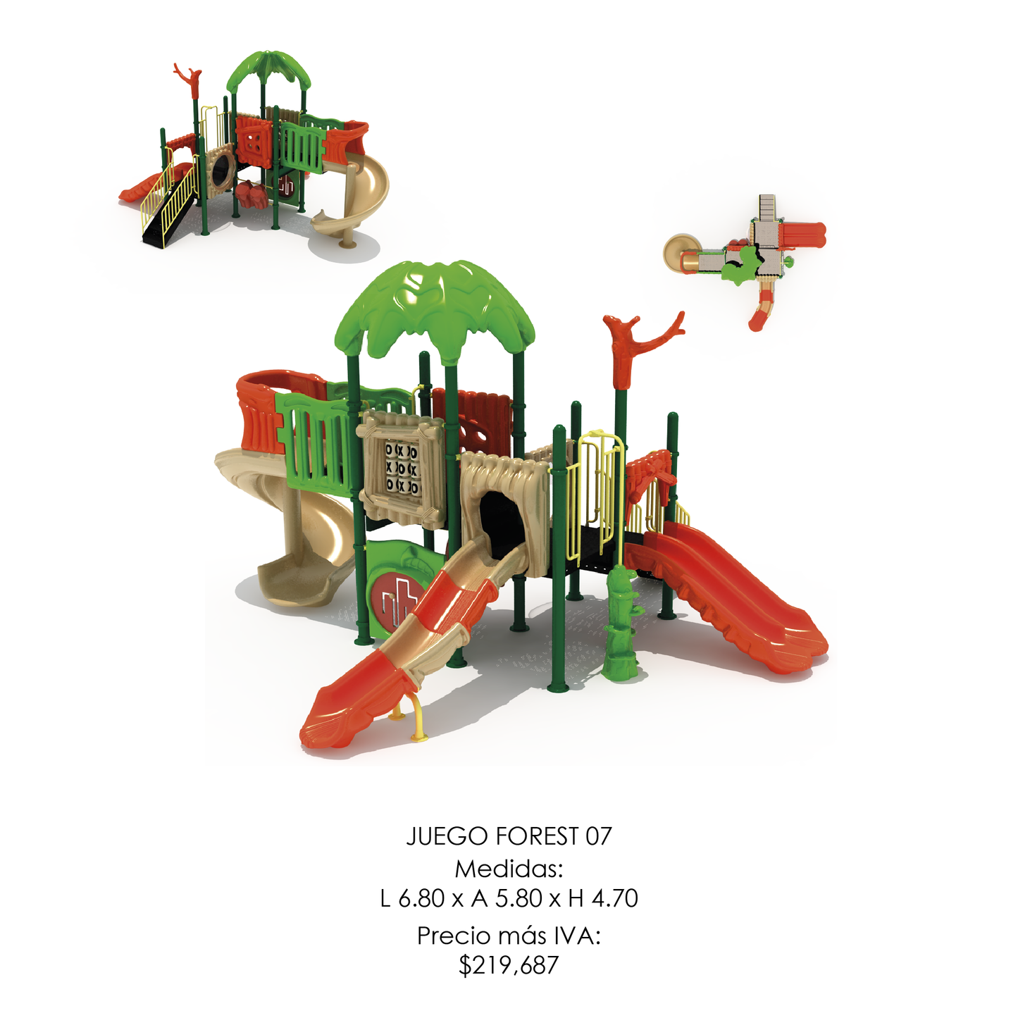 🌳 Juego Infantil Temático - Modelo FOREST 07