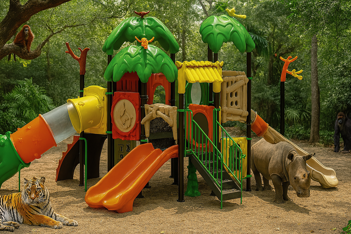 🌳 Juego Infantil Temático - Modelo FOREST 08