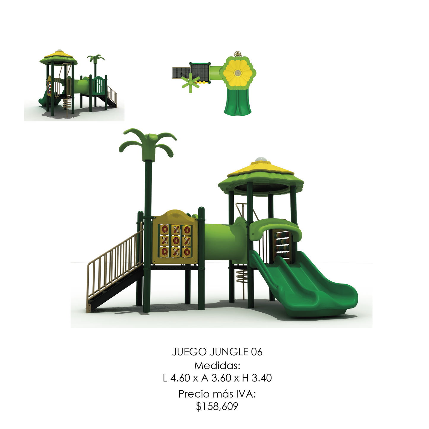 🌳 Juego Infantil Temático - Modelo JUNGLE 06