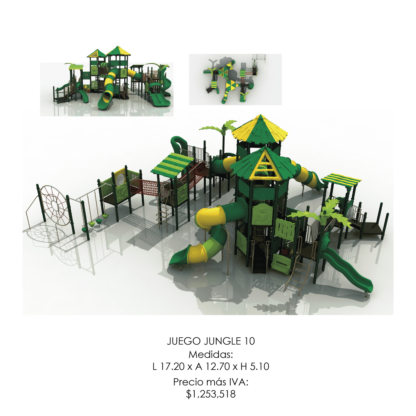 🌳 Juego Infantil Temático - Modelo JUNGLE 10