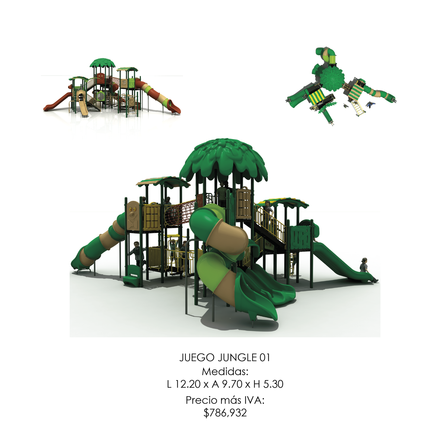 🌳 Juego Infantil Temático - Modelo JUNGLE 01