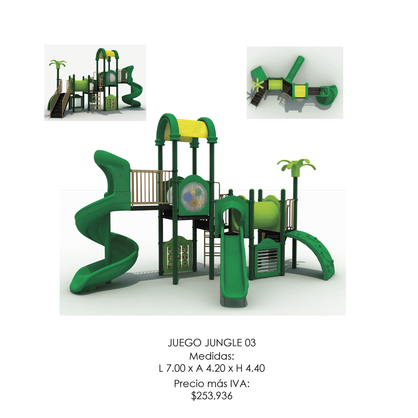🌳 Juego Infantil Temático - Modelo JUNGLE 03