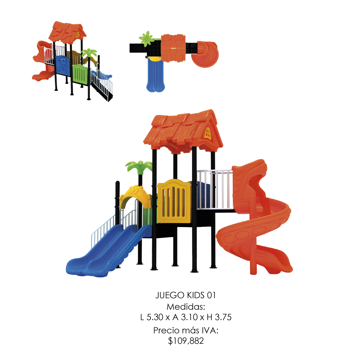 🌳 Juego Infantil Temático - Modelo KIDS 01