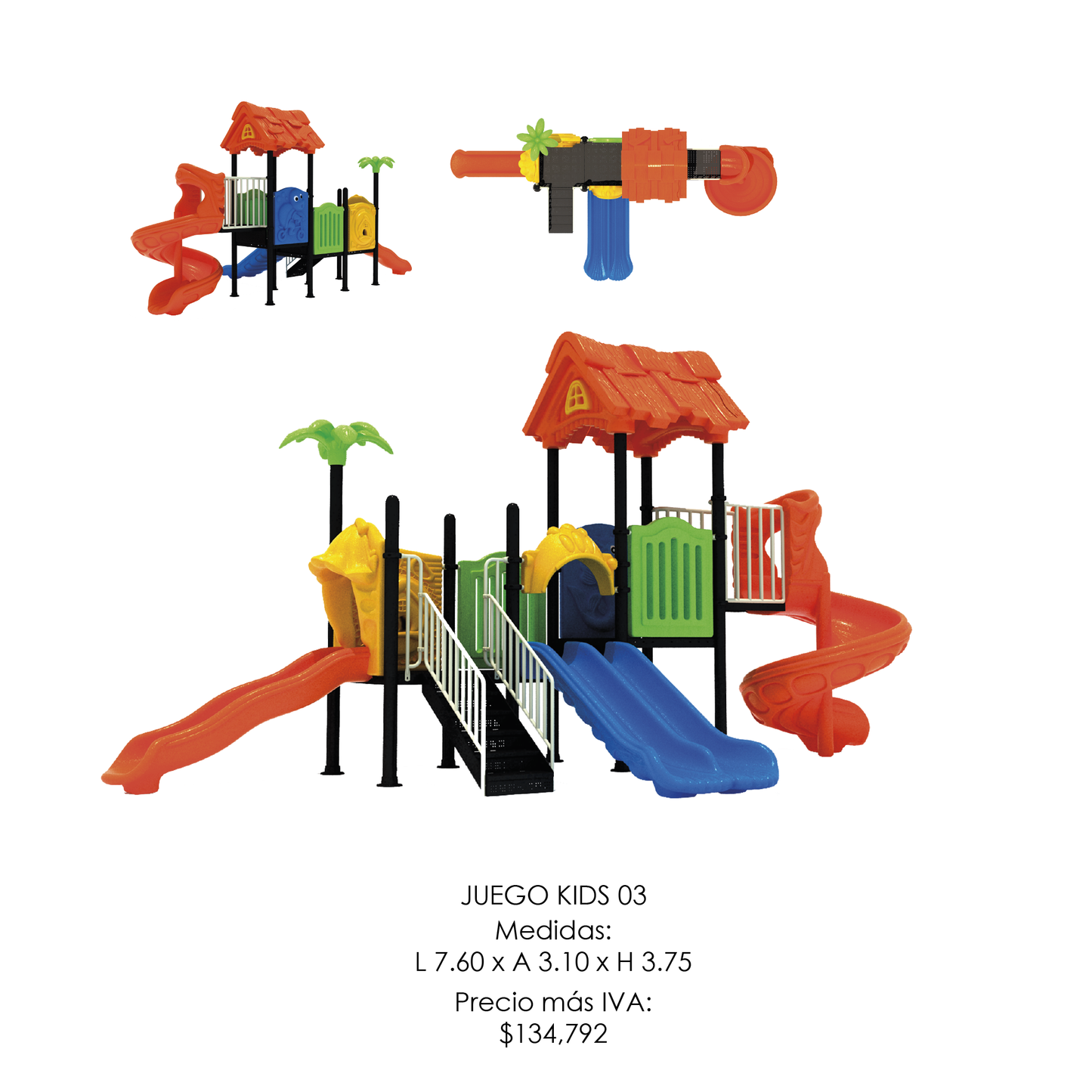 🌳 Juego Infantil Temático - Modelo KIDS 03