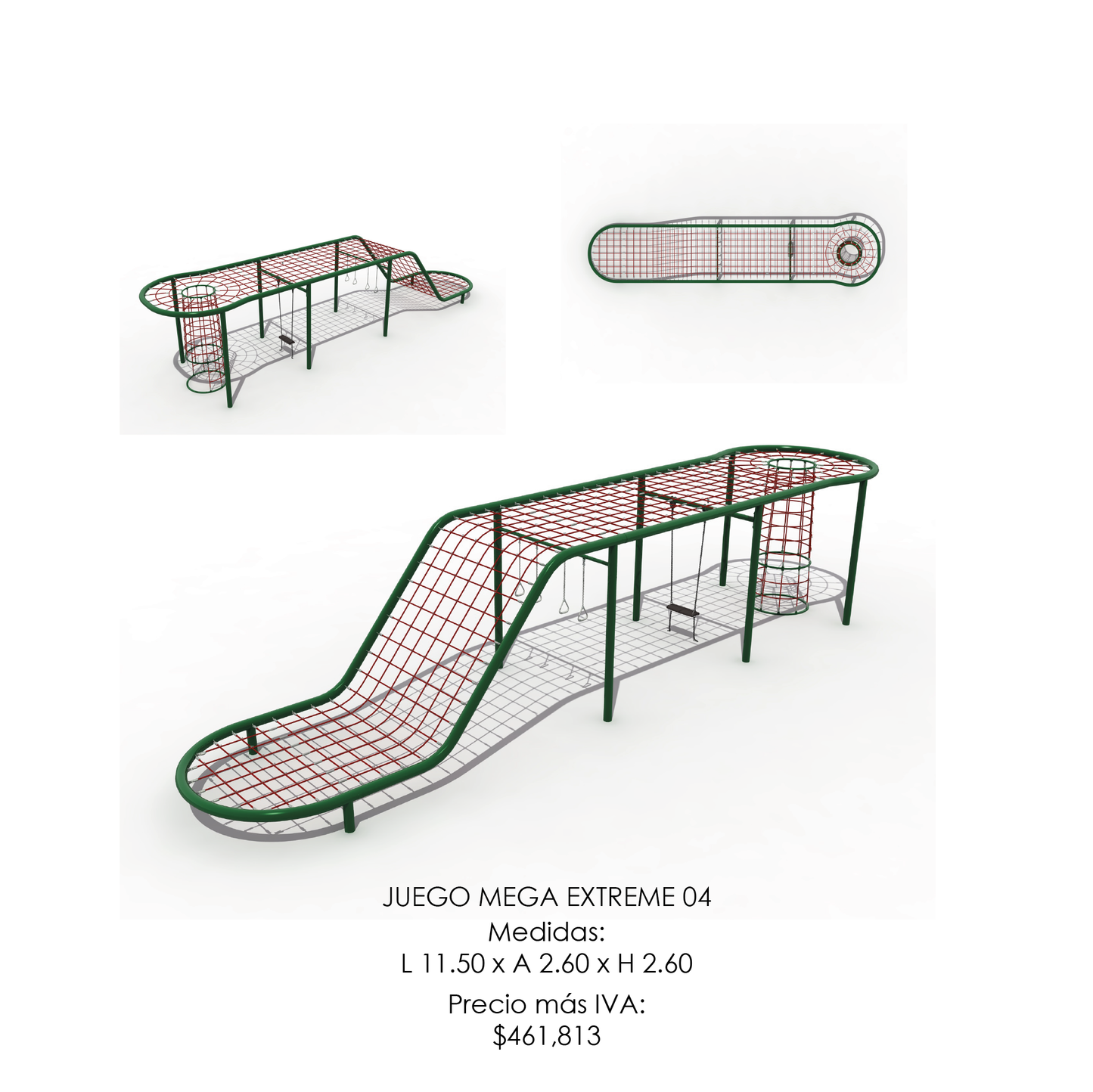 🪂 Juego Infantil Extremo - Modelo MEGA EXTREME 04
