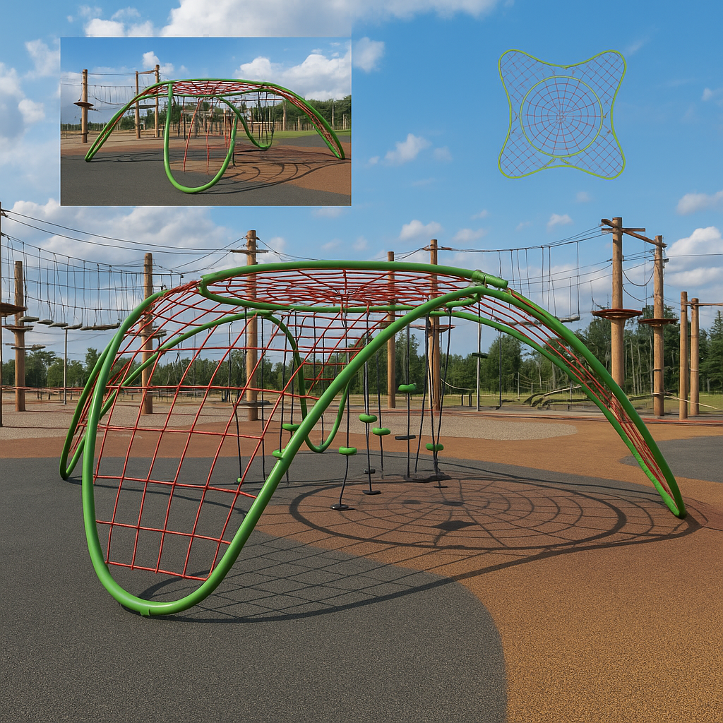 🪂 Juego Infantil Extremo - Modelo MEGA EXTREME 08