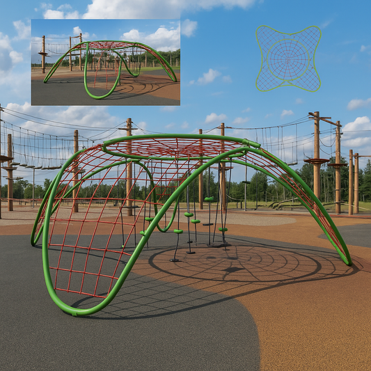 🪂 Juego Infantil Extremo - Modelo MEGA EXTREME 08