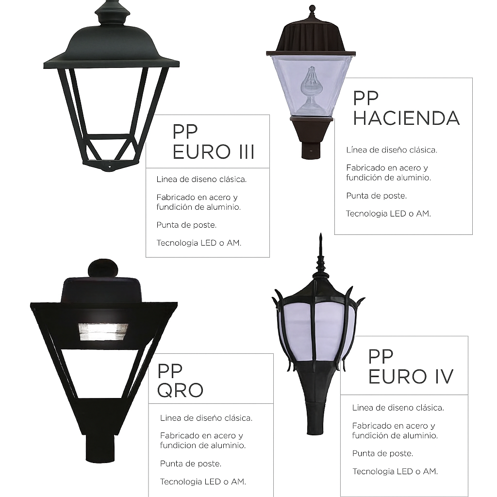 MOBILIARIO URBANO - PUNTA DE POSTE - Modelo PP EURO III
