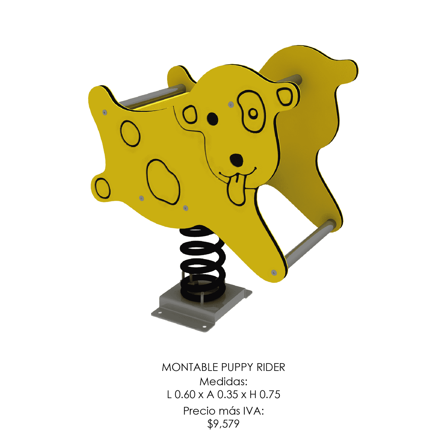 ✏️ Juego Infantil MONTABLE - Modelo PUPPY RIDER