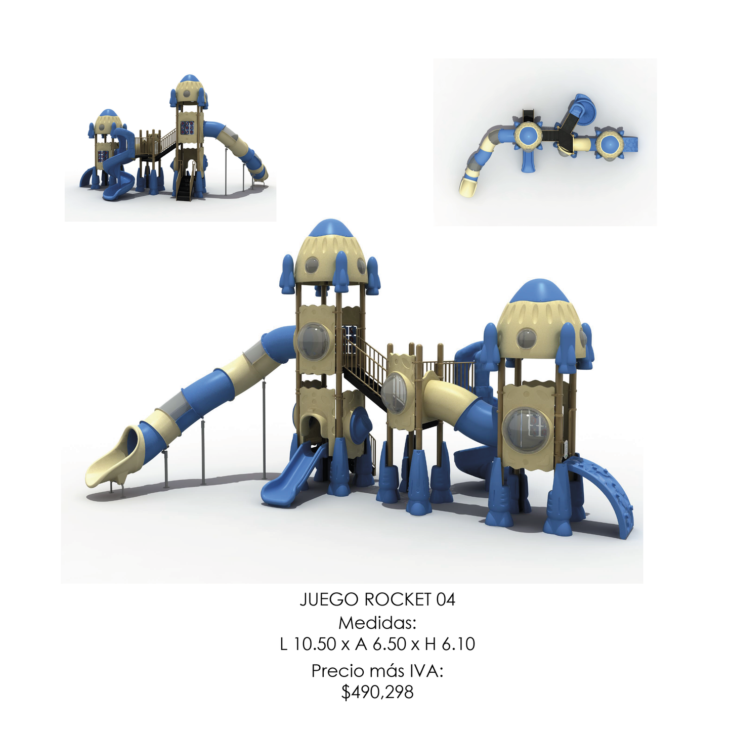 🌳 Juego Infantil Temático - Modelo ROCKET 04