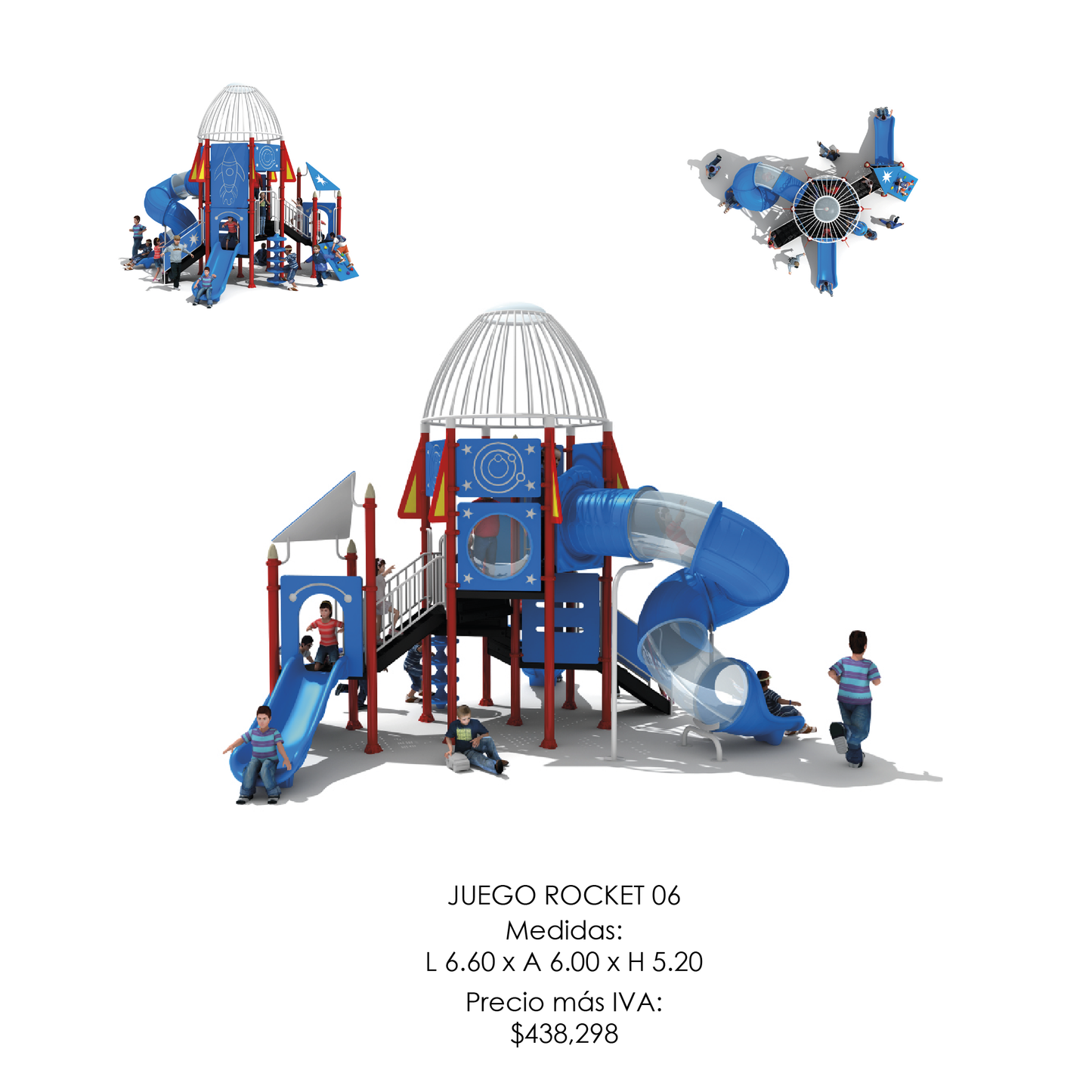 🌳 Juego Infantil Temático - Modelo ROCKET 06