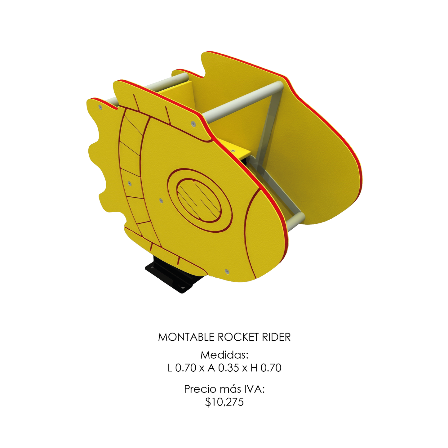 ✏️ Juego Infantil MONTABLE - Modelo ROCKET RIDER