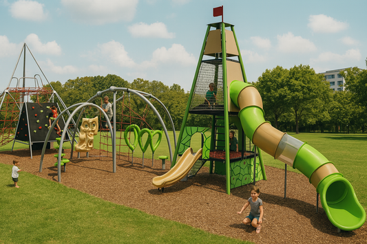 🌳 Juego Infantil Temático - Modelo SCALE ROPES 06
